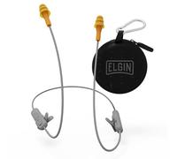 Elgin Ruckus Écouteurs Bluetooth sans fil avec réduction du bruit 25 dB et micro antibruit, batterie de 12 heures, IP65, protection auditive conforme à la norme OSHA, sécurité au travail