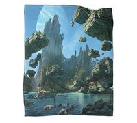 ELGISI Avatar:La Voie de l'eau Couverture Polaire, Plaid Jack Salley Fluffy Doux Et Chaude Imprimée en 3D Couvertures Et Plaids en Flanelle Univers pour Canape Lit 50x60inch(127x152cm)