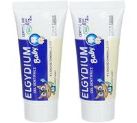 ELGYDIUM Baby Gel dentifrice 6 mois /2 ans - certifié BIO Dentaire 2x30 ml