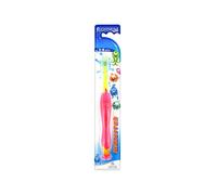 Elgydium Brosse à dents pour enfant 2-6 ans Monstre édition limitée Jaune/rose