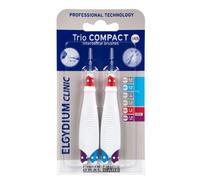 Elgydium Clinic Trio Compact 145 - Brosse interdentaire efficace, paquet de 2 - Pour un soin interdentaire précis
