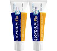Elgydium FIX- Creme fixactive prothèse dentaire - fixation forte 45g Crème 2x45 g