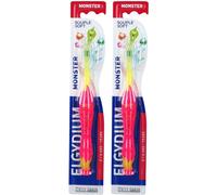 Elgydium Kids brosse à dents monster 2-6 ans Brosse(S) À Dents 2x1 pc(s)