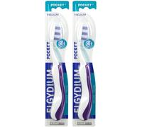 ELGYDIUM POCKET - Brosse à dents de poche ou voyage, Médium Brosse(S) À Dents 2x1 pc(s)