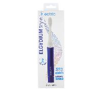 Elgydium Brosse à dents électrique Style – souple – Bleu – 1 unité