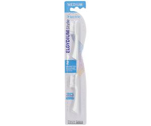 ELGYDIUM Style Electric Brossettes de Recharge Medium Brosse(S) À Dents 2 pc(s)