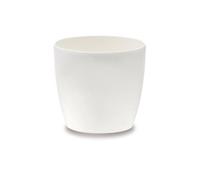 Elho 2054314 Brussels Pot De Fleur Ronde Blanc 25 X 25 X 23 Cm