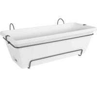 Elho 5011805015000 Bac à plantes plastique blanc