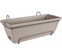 Elho 5011805041000 Bac à plantes plastique taupe