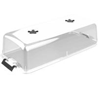 Elho Green Basics Serre De Culture XXL 75 - Accessoires pour Extérieur & Récolte - Ø 74.8 x H 20.3 cm - Transparent/Transparent