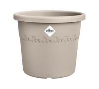 Elho Algarve Cilindro 25cm Pot de Fleur - Mushroom Beige