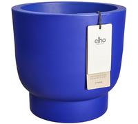 Elho Amber Grail 47 - Pot de Fleur - Interieur & Extérieur - Plastique 100% Recyclé - Ø 47 x H 44.5 cm - Bleu/Royal Blue