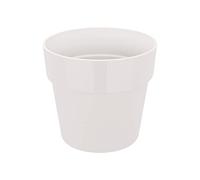 Elho B.for Original Rond 16 - Pot De Fleurs pour Intérieur - Plastique 100% recyclé - Ø 15.9 x H 14.6 cm - Blanc/Blanc