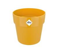 Elho B.for Original Rond 18 - Pot De Fleurs pour Intérieur - Plastique 100% recyclé - Ø 18.0 x H 16.5 cm - Ocre