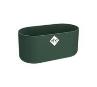 Elho B.for Soft Duo 27 - Pot De Fleurs pour Intérieur - Plastique 100% recyclé - Ø 27.0 x H 12.6 cm - Vert/Leaf Green