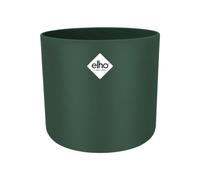 Elho B.for Soft Rond 14 - Pot De Fleurs pour Intérieur - Plastique 100% recyclé - Ø 13.8 x H 12.5 cm - Vert/Leaf Green
