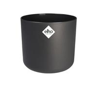 Elho B.for Soft Rond 14 - Pot De Fleurs pour Intérieur - Plastique 100% recyclé - Ø 13.8 x H 12.5 cm - Noir/Anthracite