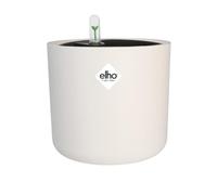 Elho B.for Soft Rond 22 avec Système D'Irrigation Pot de Fleur - Blanc