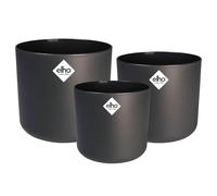 Elho B.for Soft Ronde 14,16,18 Pot de Fleur - Anthracite