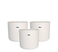 Elho B.for Soft Ronde 18 | Lot de 3 Pot de Fleur - Blanc