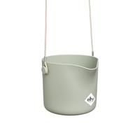 Elho B.for Swing 18 - Pot De Fleurs pour Intérieur - Plastique 100% recyclé - Ø 18.0 x H 16.5 cm - Vert/Vert Pierre