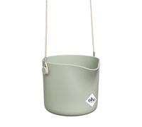 Elho Suspension B.FOR Swing 18 cm – Pot en plastique 100% recyclé Ø18×H16,5 cm Vert pierre