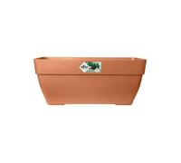 ELHO Bac à fleurs Terrasse Vibia Campana - L 77 x W 35 x H 33 cm - Extérieur - 100% recyclé - Marron