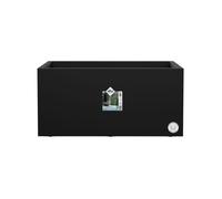 Elho Bac à fleurs Vivo Next Long 60 - L 59 x W 30 x H 29 cm - Intérieur,Extérieur - 100% recyclé - Noir