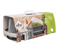 ELHO Balconnière GB Set De Cult - L 55 x B 28.5 x H 25 cm - Living Noir - 100% recyclé