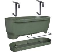 ELHO Balconniere GREENVILLE EASY BALCONY - L 21.2 x W 52 x H 19.4 cm - Leaf Green