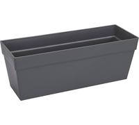 Elho Loft Urban Balconnière 50 - Planteur pour Balcon & Extérieur - Ø 49.3 x H 18.0 cm - Noir/Anthracite