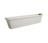 Elho noa balconnière XL - Jardiniere Balcon avec système D'Irrigation - Plastique 100% Recycle - 78 x 20 x 17.8 cm - Gris/Gris Chaud