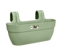 Pot de fleurs - ELHO - Vibia Campana Easy Hanger L - Vert pistache - Plastique régénéré - Avec réserve d'eau