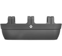 Elho Vibia Campana Easy Hanger XXL 70 - Planteur pour Balcon & Extérieur - Plastique 100% Recyclé - L69 x B26.8 x H23.7 cm - Noir/Anthracite