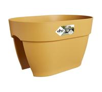 Planteur - ELHO - Vibia Campana Flower Bridge 40 - Jaune Miel - Balcon extérieur - 26x39x22cm