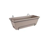 elho barcelona allin1 boîte à fleurs 50cm - taupe