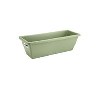 Elho Barcelona Balconnière 50 - Planteur pour Balcon & Extérieur - Plastique 100% recyclé - Ø 49.8 x H 16.0 cm - Vert/Vert Pistache