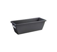 Elho Barcelona Balconnière 70cm - Anthracite | L 19 x W 69.8 x H 16 cm | Convient à une Utilisation Extérieure | Plastique 100% recyclé