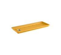 Elho Barcelona Balconnière Soucoupe 40cm - Jaune Miel | L 16.7 x W 34.9 x H 2.7 cm | Convient à une Utilisation Extérieure