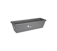 Elho Planteur pour balcon & extérieur Barcelona XL 80 – Ø 77,8 x H 20,3 cm – Noir/Anthracite