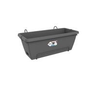Elho - Planteur Barcelona XL Allin1 55 - Ø 54,5 x H 23,0 cm - Noir/Anthracite