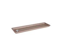 Elho Barcelona XL Soucoupe 60 - Soucoupe pour Balcon & Extérieur - Ø 54.5 x H 3.6 cm - Taupe