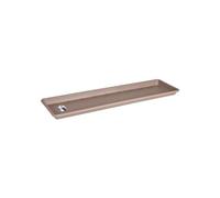 Elho Barcelona XL Soucoupe 80 - Soucoupe pour Balcon & Extérieur - Ø 72.5 x H 3.5 cm - Marron/Taupe