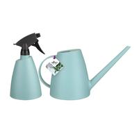Elho Brussels Arrosoir et Pulvérisateur - Set avec Arrosoir et Vaporisateur pour Intérieur - Vert/Menthe