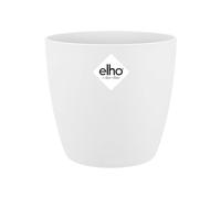 Elho Brussels Orchidée 12.5 - Pot De Fleurs pour Intérieur - Ø 13.0 x H 11.5 cm - Blanc/Blanc