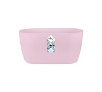 Elho Brussels Orchidée Duo 25 - Pot De Fleurs pour Intérieur - Ø 24.8 x H 12.0 cm - Rose/Rose Pastel
