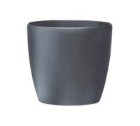Elho Brussels Pot De Fleurs Rond Roues 40 - Noir - Ø 39 X H 37 Cm - Intérieur - 100% Recyclé