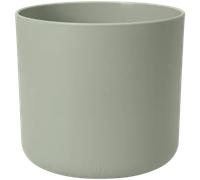 Elho B.for Soft Rond 14 - Pot De Fleurs pour Intérieur - Plastique 100% recyclé - Ø 13.8 x H 12.5 cm - Vert/Stone Green