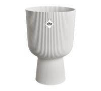 ELHO-Cache-pot en plastique blanc soie Elho Vibes fold coupe - diamètre 30 cm