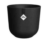 ELHO-Cache-pot en plastique living noir Elho Jazz - diamètre 14 cm